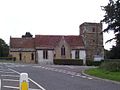 St. Hubert's Church and the A31/B3074 junction