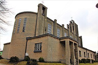 Prezbiterium i dzwonnica
