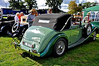 Two-door Tickford drop-head coupé Threequarter view