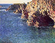 Claude Monet : Grotte de Port-Domois, 1886