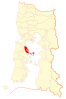 Location of the Quemchi commune in Los Lagos Region