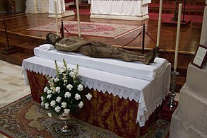 Santísimo Cristo Yacente de las Aguas. Parroquia de San Dionisio. Gótico-Renacentista