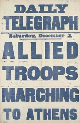 Daily Telegraph Allied Troops Marching To Athens 2 December 1916.jpg