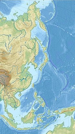 臺灣海峽在東亞的位置