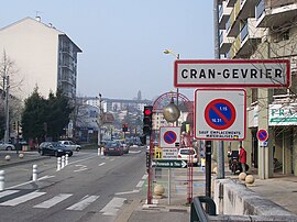 View of Cran-Gevrier, coming from Annecy