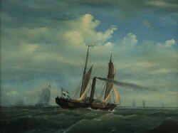 Fartygsporträtt-Passagerarhjulångfartyg - Sjöhistoriska museet - S 0497.tif