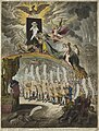 Titianus Redivivus — o Els set savis consulten el nou oracle venecià, gravat satíric de James Gillray sobre l'episodi, en què s'insinua una naturalesa sexual en la relació dels "set savis" amb l'estafadora