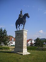 Statue équestre de József Esterházy, Tatabánya