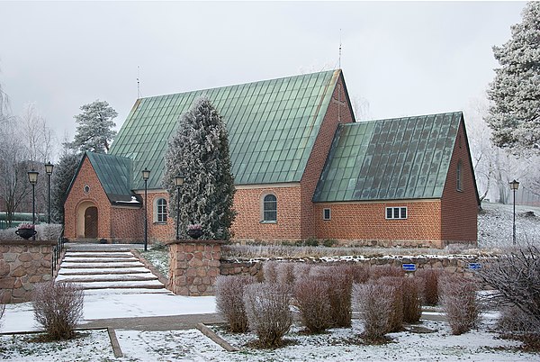 Hallstaviks kyrka skapad av ArildV.