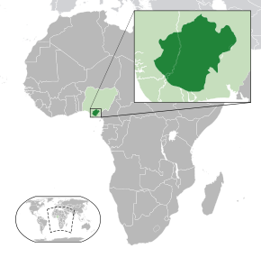 Localizarea  Igboland  (oranj)