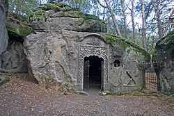 Vchod do jeskyně Klácelka