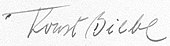 signature de Konstantin Biebl