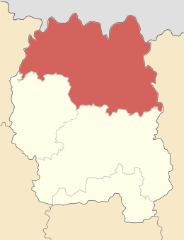 Distret de Korosten' - Localizazion