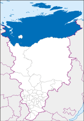 Localisation de Raïon dolgano-nénètse de Taïmyr