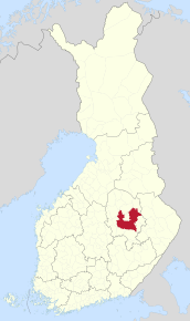 Kart over Kuopio