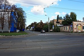 Вид від Кирилівської вулиці