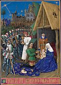 Jean Fouquet; uno de los reyes magos es el rey Carlos VII de Francia