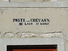 Poste aux chevaux.