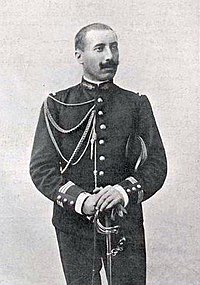 Le capitaine Émile Coste, champion olympique de fleuret en 1900.