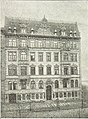 Wohn- und Geschäftshaus Mozartstraße 1 um 1892 aus "Leipzig und seine Bauten"