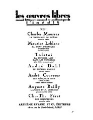 Maurice Leblanc, La Dent d’Hercule Petitgris, 1924