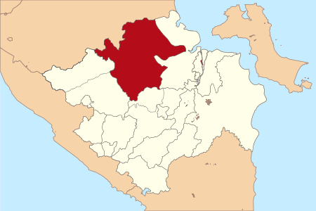 Peta Lokasi Kabupaten Musi Banyuasin di Sumatera Selatan
