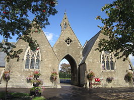 Toegangspoort van een kerkhof in Chippenham
