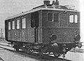 Typischer Serpollet-Dampftriebwagen: Triebwagen 2.001 der k.k. österreichischen Staatsbahnen für den normalspurigen Vollbahnbetrieb, 1902