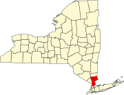 Map of New York highlighting Westchester County.svg