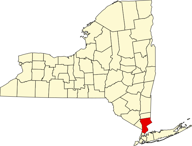 Localização do condado de Westchester