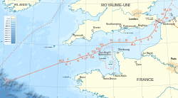 Maritime boundaries between UK and France in Europe-fr.svg