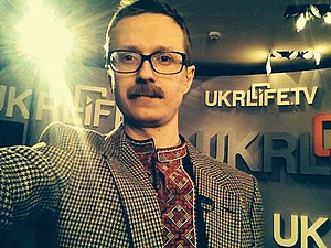 В студии ukrlife.tv (март 2014 года)