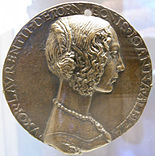Giovanna op de medaille door Fiorentino
