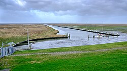 De haven in 2022 met een nieuwe verbinding naar de sluis