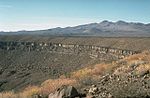 Crater Elegante with the Pinacate peaks.