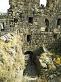 Looking down the stairs to the portal from the interior of the fortress