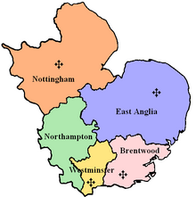 Diocese of East Anglia within the Province of Westminster