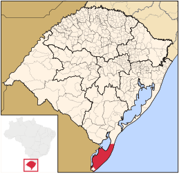 Santa Vitória do Palmar – Mappa