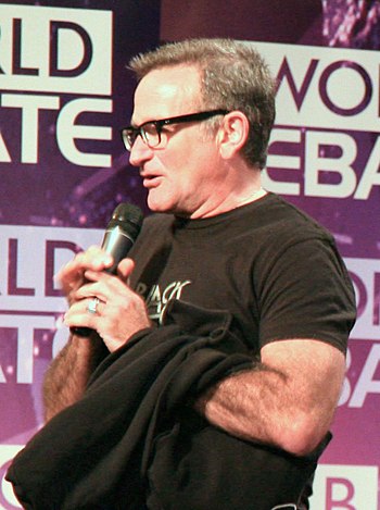 English: Robin Williams, U.S. actor, at the 20...