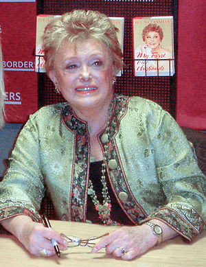 Rue McClanahan at a book signing for her book ...