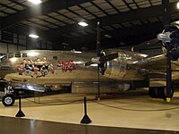 Boeing B-29 Superfortress displayed at New England Air Museum in 2008.