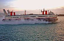 BHC SR.N4 Mk.3, a large civilian hovercraft SRN4 Hovercraft Mountbatten Class.jpg