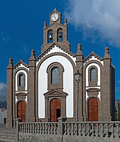 Exteriör av kyrkan i Santa Lucia de Tirajana 2016