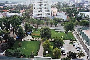 Site of the former US Embassy, Saigon, now use...