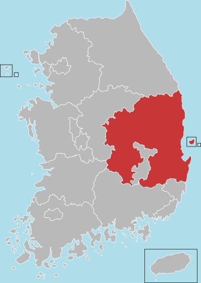 Map of 慶尚北道