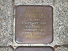 der Stolperstein für Berthold Levy