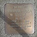 Stolperstein für Johanna Hanna Speier