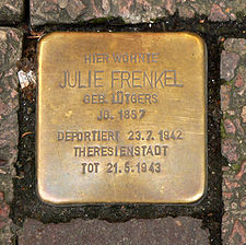 Stolperstein für Julie Frenkel in Hannover