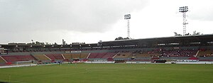Estadio Tres de Marzo, sede del primer partido del Torneo, Estudiantes Tecos vs Leones Negros.