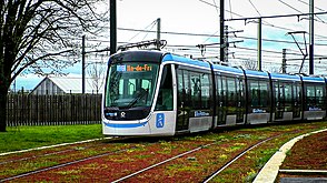 Une rame Citadis 405, à Orly.